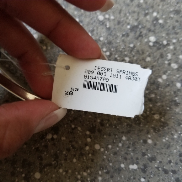 NWT BRIGHTON Black Leather Belt with Gold Studs - Picture 6 of 7